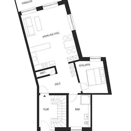 Appartement Exklusive 5 Sterne Seeresidenz, Sauna, See, Hund Krakow am See