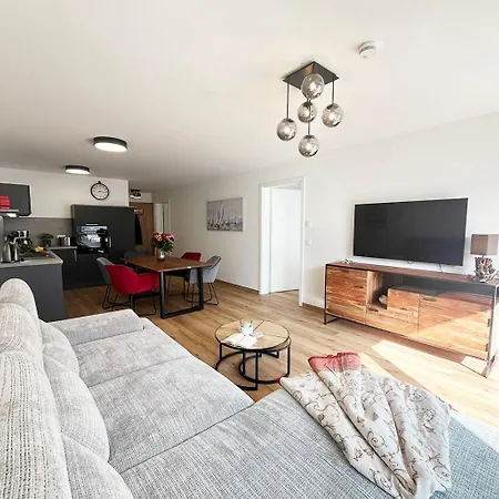 Appartamento Exklusive 5 Sterne Seeresidenz, Sauna, See, Hund Krakow am See